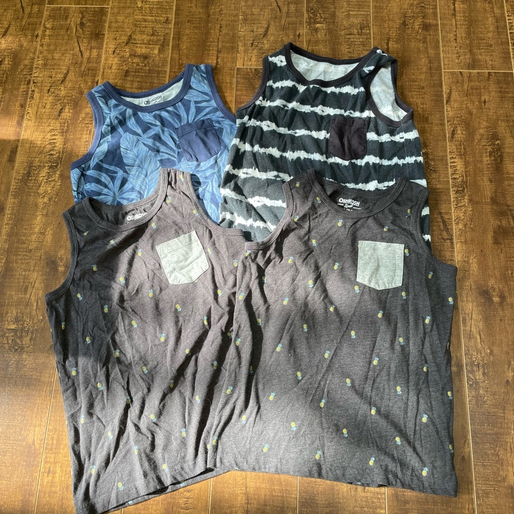 Boys Graphic Tank Tops Set